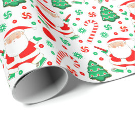 Disc Golf Holiday Gift Wrapping Paper Cadeaupapier