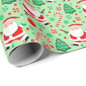 Disc Golf Holiday Gift Wrapping Paper Cadeaupapier (Rol Hoek)