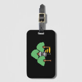 Disc Golf Houten Disc Golfer Cadeau Bagagelabel (Voorkant (verticaal))