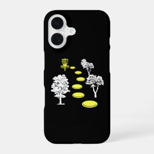 Disc Golf Houten Disc Golfer Cadeau iPhone 16 Hoesje