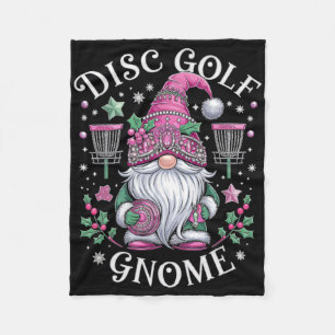 Disc Golf Kabouter Kerst Spirit Fun Vakantie Sfeer Fleece Deken