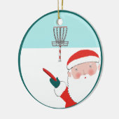 Disc Golf Kerstcadeau Keramisch Ornament (Links)