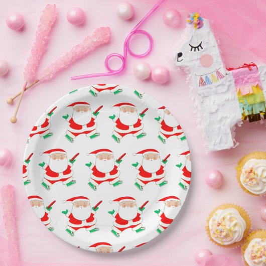 Disc golf Kerstfeest Papieren Bordje (Feest)