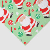 Disc Golf-kerstfeestcadeau Tissuepapier (Detail)