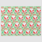 Disc Golf-kerstfeestcadeau Tissuepapier (Voorkant)