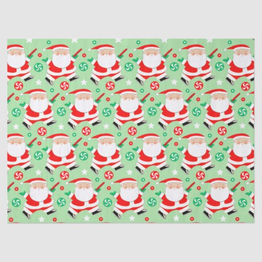 Disc Golf-kerstfeestcadeau Tissuepapier (Voorkant)