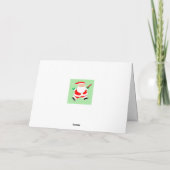 Disc Golf Kerstmis Feestdagen Kaart (Achterkant)