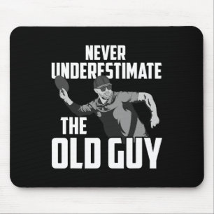 Disc Golf Kunst Voor Mannen Vader Disc Golf Liefhe Muismat