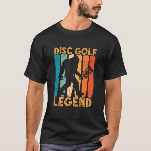 Disc Golf Legend Retro Frisbee Golf Frolf Flying D T-shirt (Voorkant)