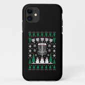 Disc Golf Lelijke Kersttrui Pyjama Cadeaus Case-Mate iPhone Case (Achterkant)