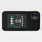 Disc Golf Lelijke Kersttrui Pyjama Cadeaus Case-Mate iPhone Case (Achterkant (horizontaal))