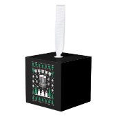 Disc Golf Lelijke Kersttrui Pyjama Cadeaus Decoratie (Voorkant hoekig)