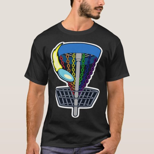 Disc Golf LGBT+ Pride T-shirt (Voorkant)