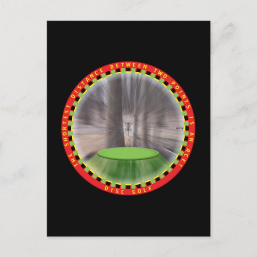 Disc Golf Logic #2 Briefkaart (Voorkant)