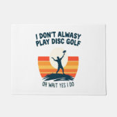 Disc Golf Lover T-Shirt Design Deurmat (Voorkant)
