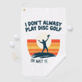 Disc Golf Lover T-Shirt Design Golfhanddoek (Insitu)
