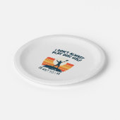 Disc Golf Lover T-Shirt Design Papieren Bordje (Gekanteld)