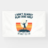 Disc Golf Lover T-Shirt Design Spandoek (Horizontaal)