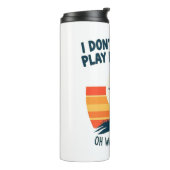 Disc Golf Lover T-Shirt Design Thermosbeker (Gedraaid links)