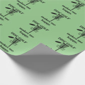 Disc Golf maakt me blij Disc Golf Cadeaupapier (Hoek)
