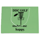 Disc Golf maakt me blij Disc Golf Groot Cadeauzakje (Voorkant)