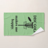 Disc Golf maakt me blij Disc Golf Handdoek (Handdoek)