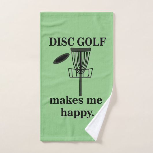 Disc Golf maakt me blij Disc Golf Handdoek (Handdoek)