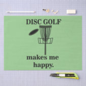 Disc Golf maakt me blij Disc Golf Tissuepapier (Craft)