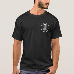 Disc Golf Mannen Disc Golfmand Borst Logo T-shirt