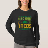 Disc Golf  Men s Taco  Frisbee Golfer T-shirt (Voorkant)