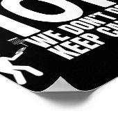Disc Golf Moeder Citaat Grappige Disc Golf  Poster (Hoek)