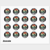 Disc Golf Moeder Disc Golfende Moeder Frisbee Golf Ronde Sticker (Vel)