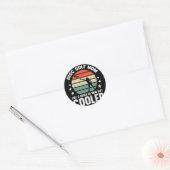 Disc Golf Moeder Disc Golfende Moeder Frisbee Golf Ronde Sticker (Envelop)