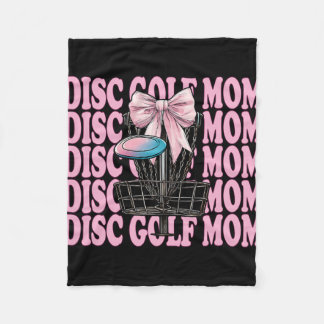 Disc Golf Mom Mama Mother's Day Discgolf Coquette  Fleece Deken