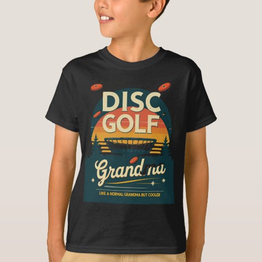 Disc Golf Oma Midnight Drive T-shirt (Voorkant)