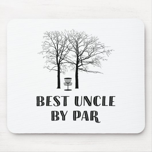 Disc Golf Oom - Beste Oom Bij Par Muismat (Voorkant)