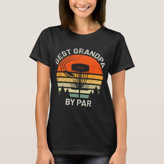Disc Golf Opa Beste Grootvader Door Par Frisbee T-shirt (Voorkant)