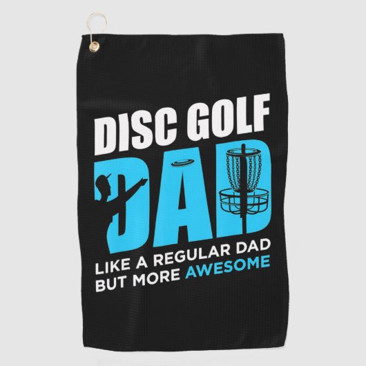 Disc Golf papa Golfhanddoek (Voorkant)