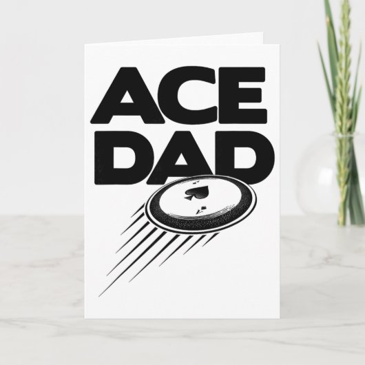 Disc Golf Papa - Grappige Vaderdag Kaart (Voorkant)