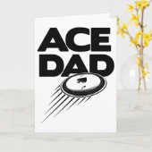 Disc Golf Papa - Grappige Vaderdag Kaart (Gele Bloem)