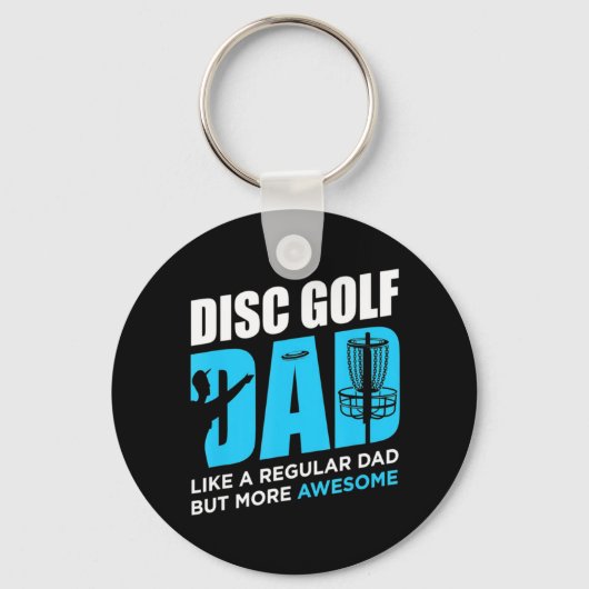 Disc Golf papa Sleutelhanger (Voorkant)