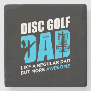 Disc Golf papa Stenen Onderzetter
