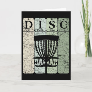 Disc Golf Periodiek Systeem Elementen Frolf Speler Kaart