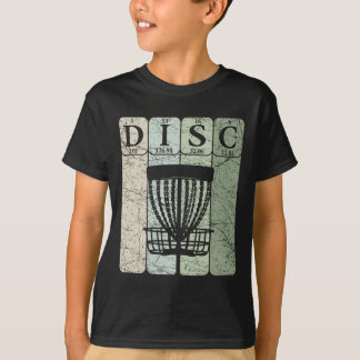 Disc Golf Periodiek Systeem Elementen Frolf Speler T-shirt