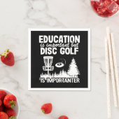 Disc Golf Player citeert Funny Disk Golfer Gift Servet (Insitu)