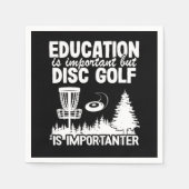 Disc Golf Player citeert Funny Disk Golfer Gift Servet (Voorkant)