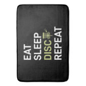 Disc Golf Player | Eat Sleep Disc Golf Repeat Badmat (Voorkant Verticaal)