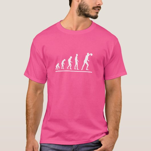 Disc Golf Player Evolution Funny Disc Golf T-shirt (Voorkant)