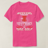 Disc Golf Player Gift T-shirt (Design voorkant)