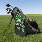 Disc Golf Player | I Do Not Always Play Disc Golf Golfhanddoek (Groen)